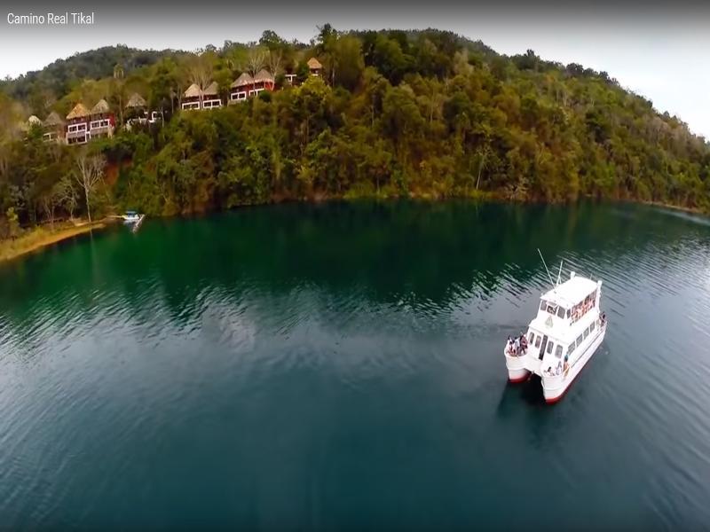 Camino Real Tikal‎ Hotel Ел Ремате Екстериор снимка